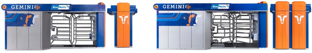 Porównanie stanowiska pojedynczego (Single Box) i podwójnego (Double Box) Gemini UP